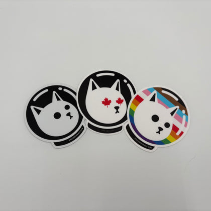Space Bear Bags Stickers